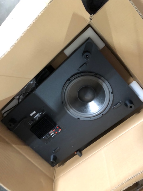 Photo 2 of Monoprice - 135847 Ssw-12 Powered Slim Subwoofer 