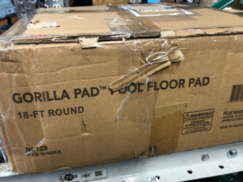 Photo 1 of 18' Round Gorilla Floor Pad For Above Ground Swimming Pools