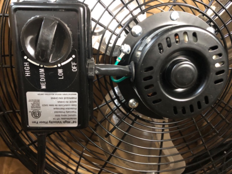 Photo 1 of *NOT STOCK BOX* KEN BROWN 14 Inch High Velocity Floor Fan 3-Speed 360° 