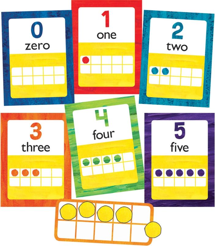 Photo 1 of Carson Dellosa Education World of Eric Carle™ 43-Piece 0-20 Numbers Set Bulletin Board