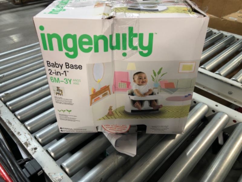 Photo 4 of *PARTS ONLY MISSING BACK REST* Ingenuity Baby Base 2-in-1 Booster Feeding Seat - Cashmere
