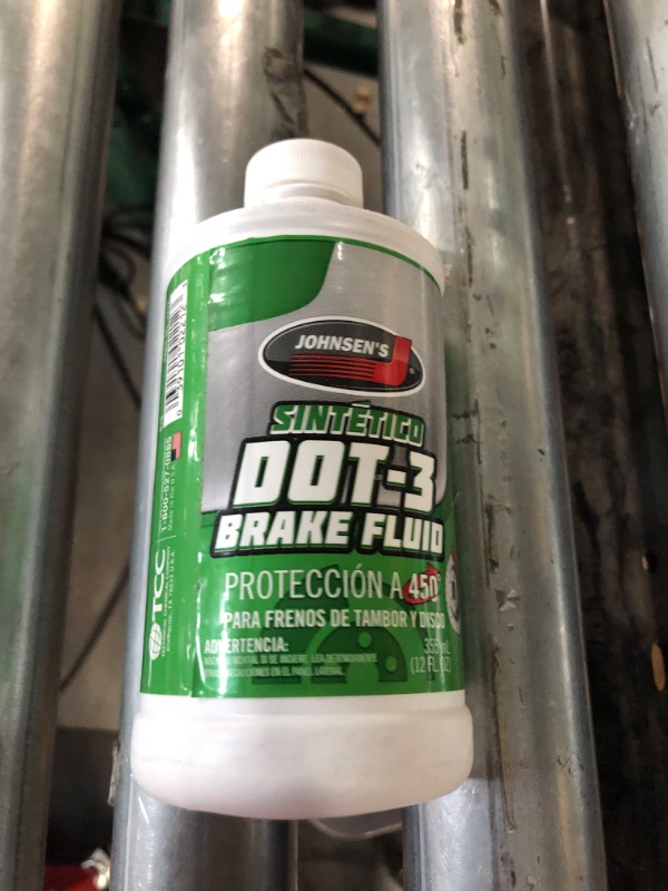 Photo 2 of Johnsen's 2224 Premium DOT 3 Brake Fluid - 12 oz.