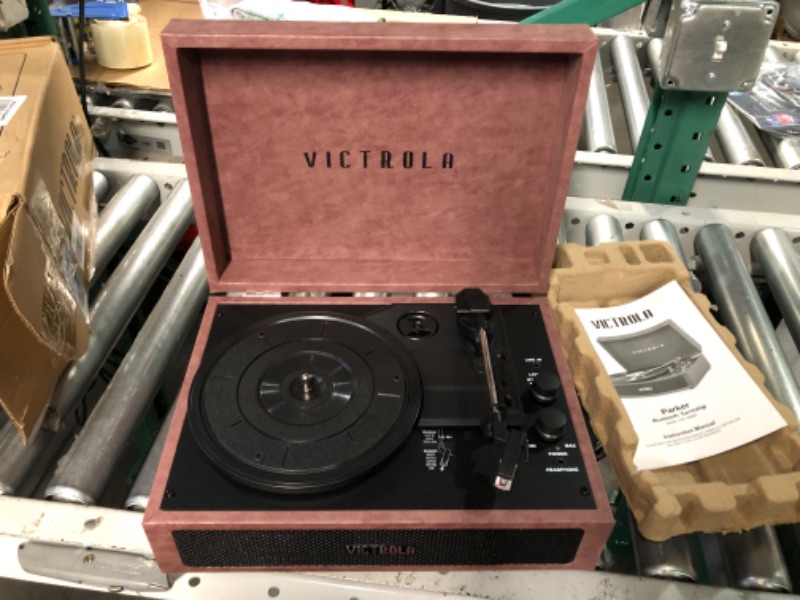 Photo 2 of Victrola Vintage 3-Speed Bluetooth Portable Suitcase Record Player with Built-in Speakers