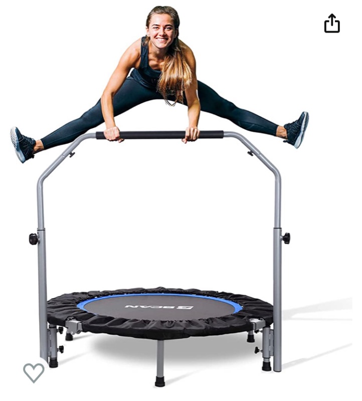 Photo 1 of ***NO LEGS JUST TRAPOLINE FOR PARTS*** BCAN 40/48" Foldable Mini Trampoline Max Load 330lbs/440lbs