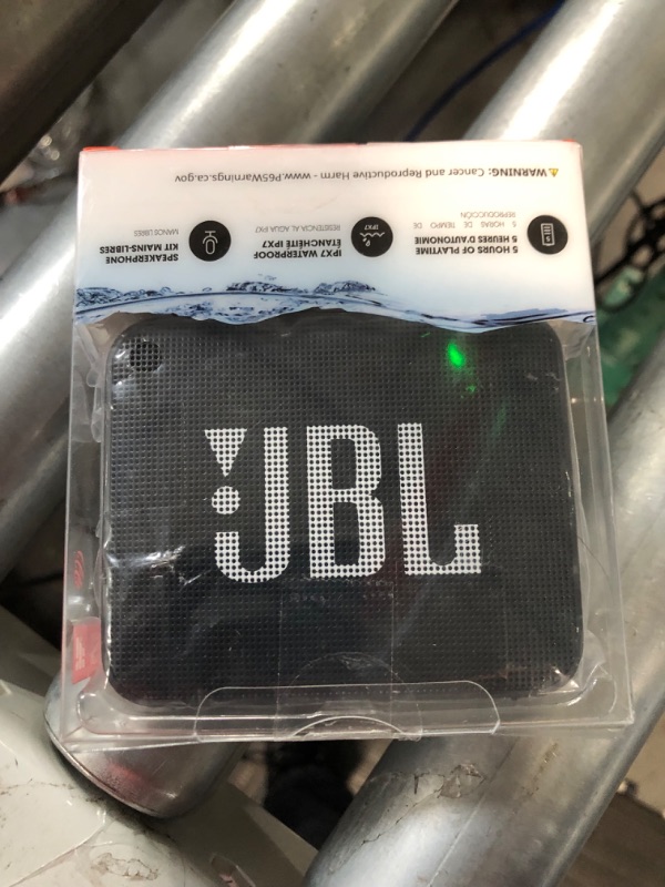 Photo 3 of JBL GO2 - Waterproof Ultra-Portable Bluetooth Speaker - Black & Go 3: Portable Speaker with Bluetooth