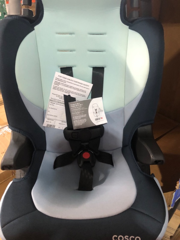 Photo 2 of Cosco Finale DX 2-in-1 Booster Car Seat, Forward Facing 40-100 lbs, Rainbow