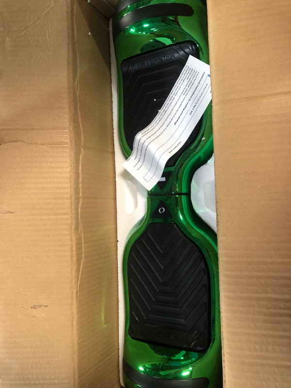 Photo 3 of ***LIGHTS UP WHEN PLUGGED IN - UNABLE TO TEST FURTHER***
HOVERSTAR All-New HS2.0 Hoverboard All-Terrain Two-Wheel Green