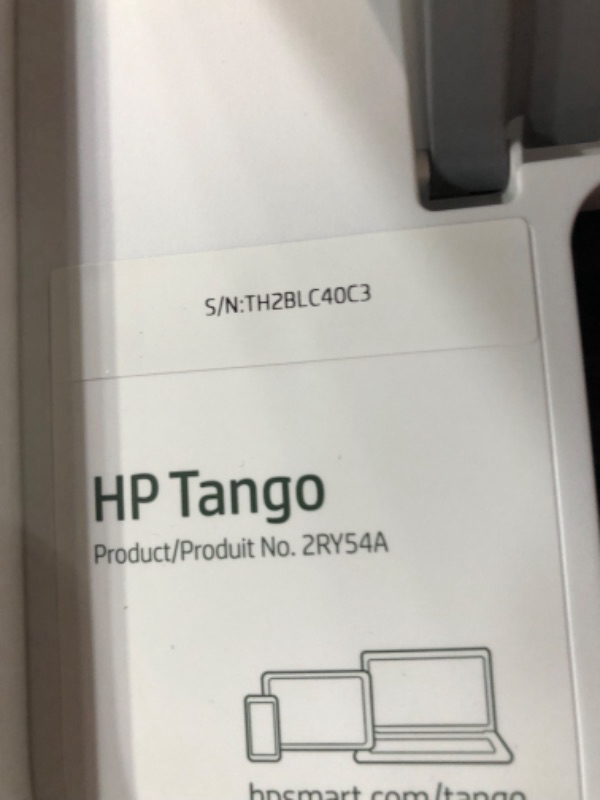 Photo 4 of HP - Tango Wireless Instant Ink Ready Inkjet Printer - Wisp Gray