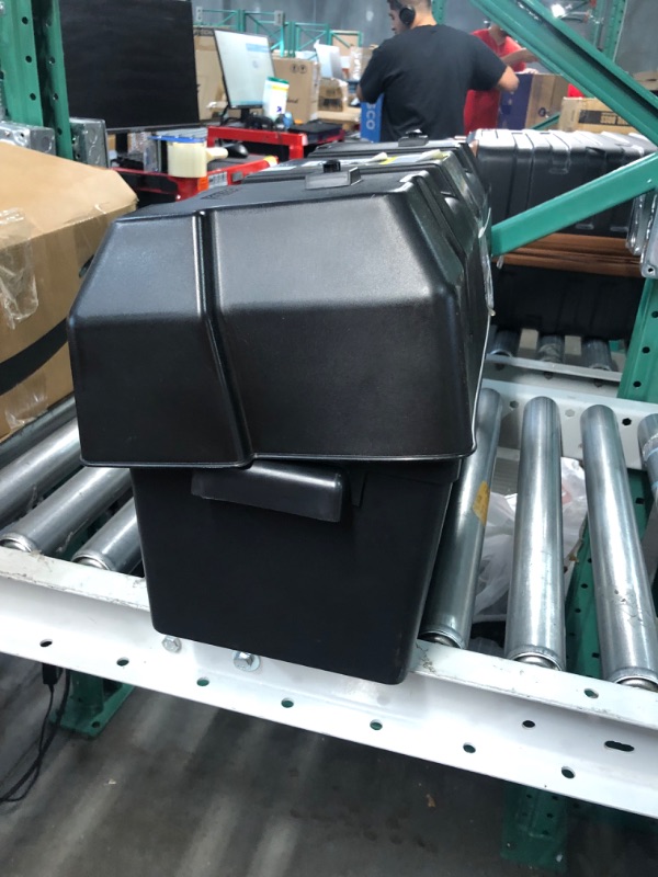 Photo 2 of Camco Heavy Duty Double Battery Box with Straps and Hardware - Group GC2 21-1/2" x 7-3/8" x 11-3/16" 