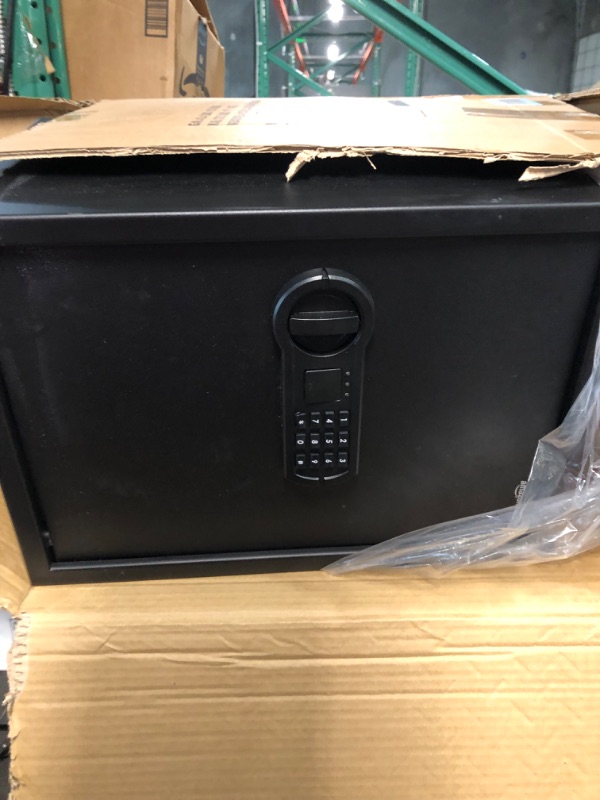 Photo 4 of ***NO KEYS - LOCKED - SEE NOTES***
Amazon Basics Steel Home Security Safe with Programmable Keypad 