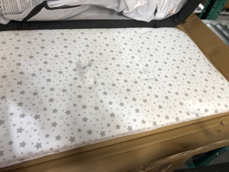Photo 1 of ANGELBLISS Baby Bassinet Bedside Crib with Storage Basket and Wheels