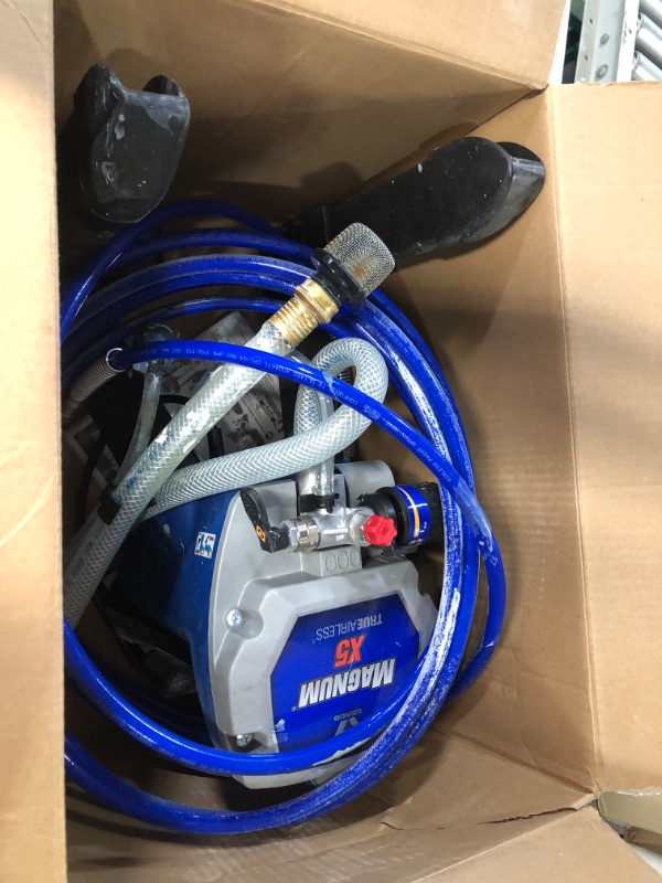 Photo 2 of Graco Magnum 262800 X5 Stand Airless Paint Sprayer, Blue Magnum X5 Airless Paint Sprayer