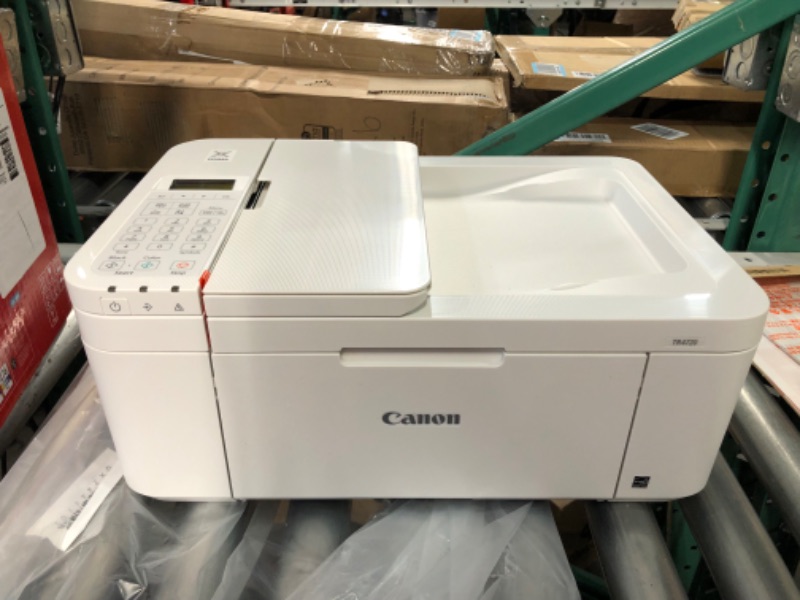 Photo 2 of Canon PIXMA TR4720 Wireless Color All-in-One Inkjet Printer, White - Print Copy Scan Fax 