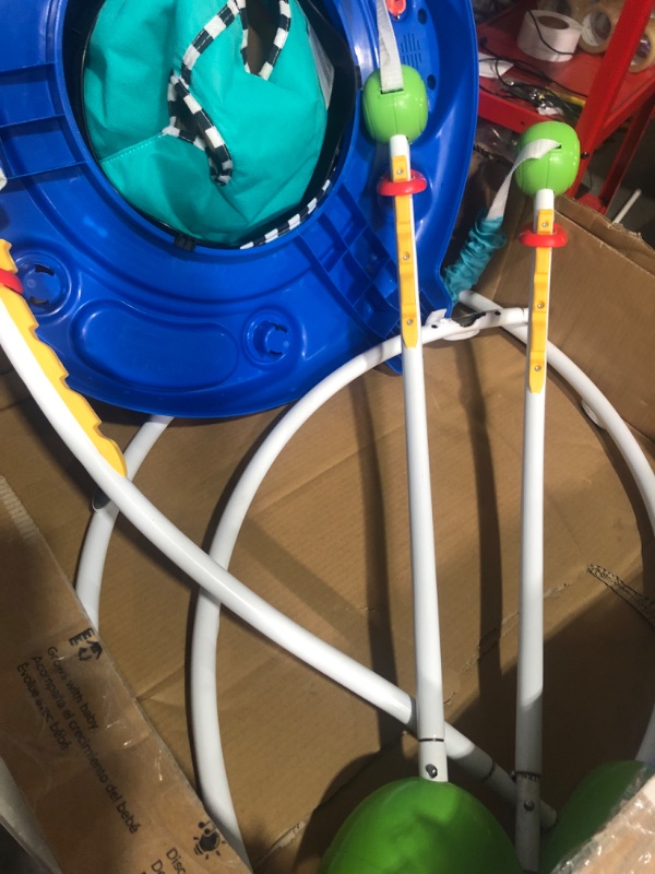 Photo 1 of * frame damaged * sold for parts * please see all images *
Baby Einstein Neptune's Ocean Discovery Jumper