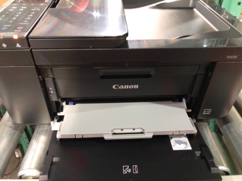 Photo 2 of Canon PIXMA TR4720 Wireless Color All-in-One Inkjet Printer, White - Print Copy Scan Fax - 4800 x 1200 dpi