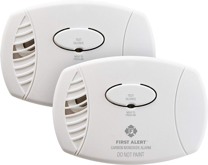 Photo 1 of First Alert 2-Pack Battery-Operated Carbon Monoxide Detector
