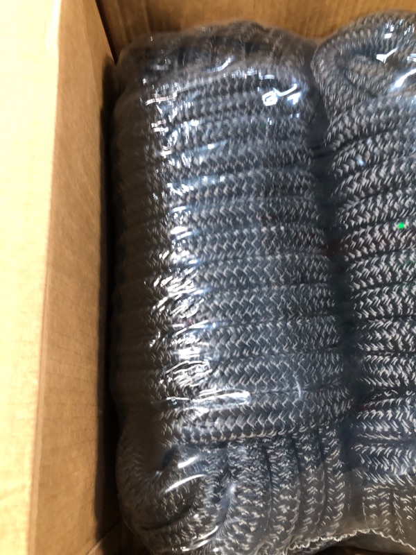 Photo 2 of J-FM TWNTHSD Dock Lines: 3/4" x 50' Double Braided Nylon Boat Dock Lines 2 PACK 