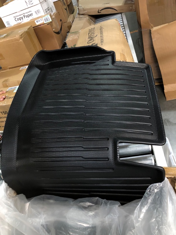 Photo 3 of Tesla Model 3 Floor Mats,All Weather Floor Mats for Tesla Model 3 2021 2022 2023 Accessories,All Weather Trunk Mats Cargo Liners