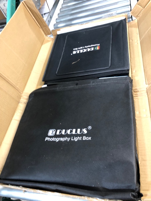 Photo 1 of DUCLUS Light Box Photography, 16x16 inch Portable Photo Studio Box with 160 LED Dimmable Lights
