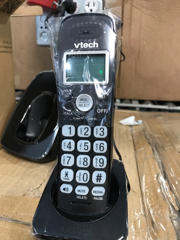 Photo 2 of VTECH VG101-21 DECT 6.0 2-Handset Cordless Phone for Home, 