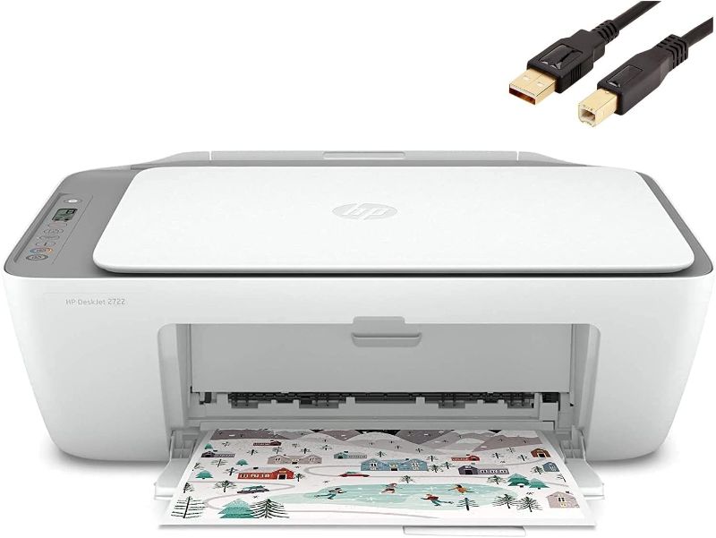 Photo 1 of HP DeskJet 27 Series, All-in-One Wireless Color Inkjet Printer, Print Scan Copy, 1200 x 1200 dpi