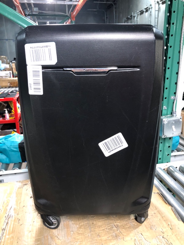 Photo 1 of ***SCRATCHES - SEE PICTURES***
Samsonite Winfield 3 DLX Hardside Expandable Luggage with Spinners, Black, 2-Piece Set (20/25 Inches)