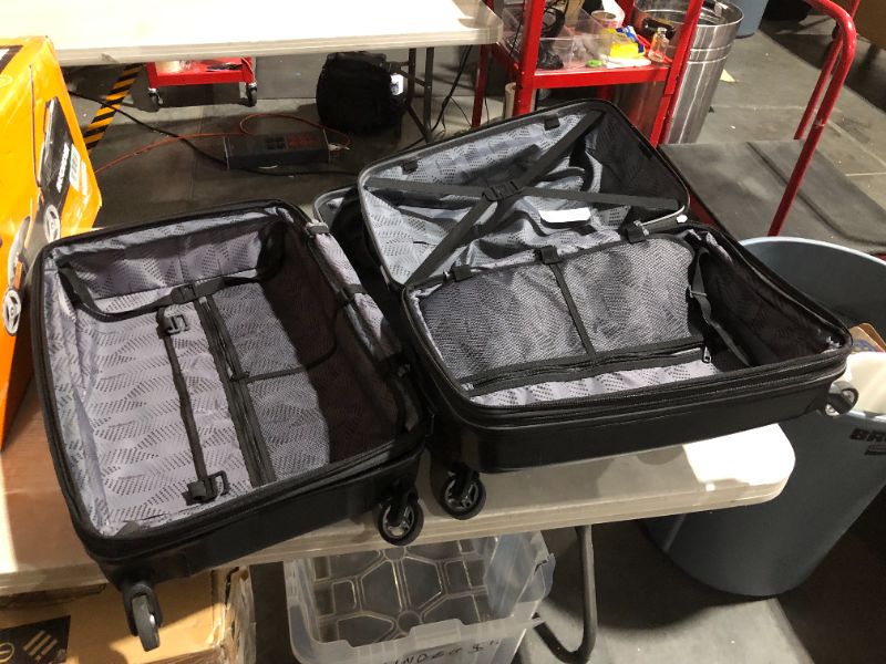 Photo 6 of ( MINOR SCRATCHES) - STOCK PHOTO FOR SAMPLE ONLY - Samsonite Saire LTE Softside Expandable Luggage with Spinners, Black, 2PC SET (Carry-on/Medium) 