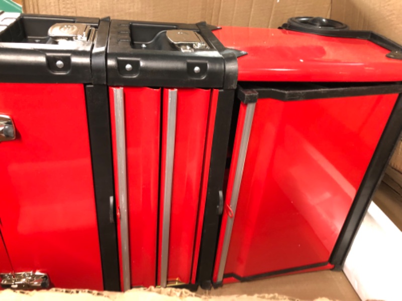 Photo 3 of (STOCK PHOTO FOR SAMPLE ONLY ) - ?MOTORING TOOL BOX - STORAGES - RED/BLACK