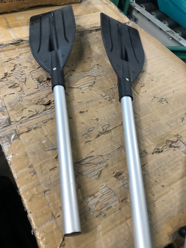 Photo 1 of Bestway Hydro-Force Water Raft Outdoor Floating Boat Set with Pair of Oars, Foot-Pump, and Repair Patch 4-Person Voyager