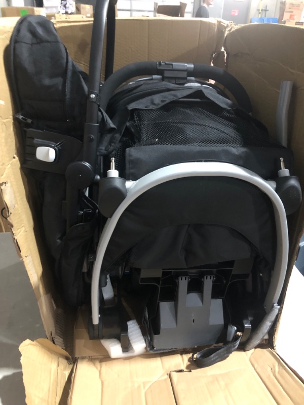 Photo 9 of **USED**  Graco Modes Nest Travel System, Includes Baby Stroller with Height Adjustable Reversible Seat, Pram Mode, Lightweight Aluminum Frame