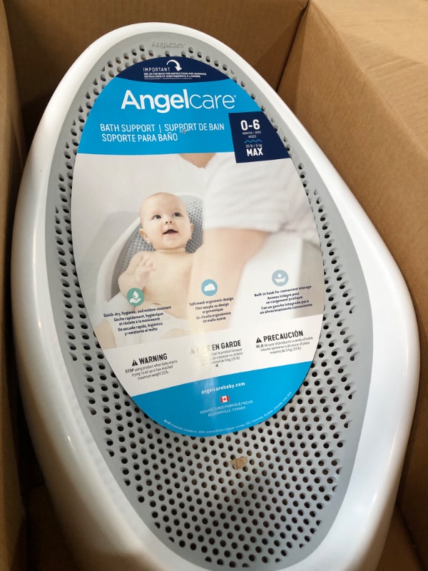 Photo 2 of Angelcare Baby Bath Support (Grey) | Ideal for Babies Less than 6 Months Old