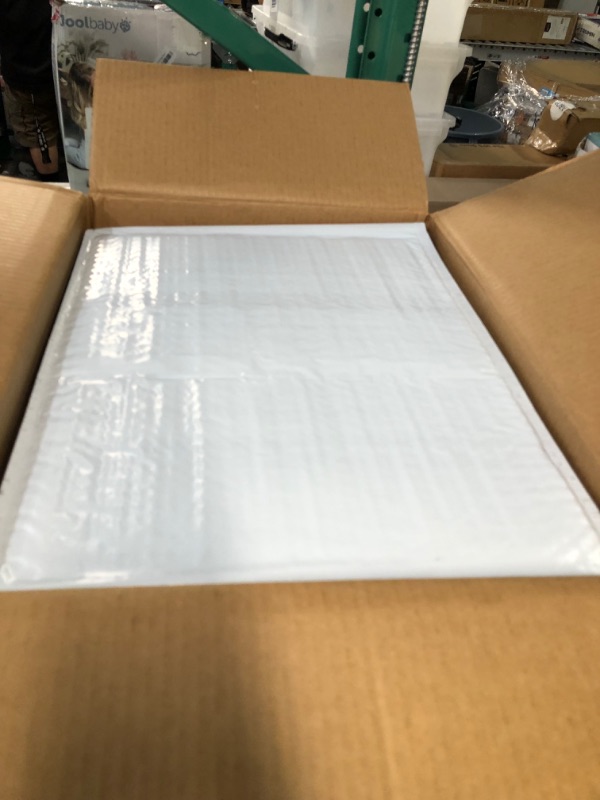 Photo 2 of 50 Poly Bubble Mailer Bags 14.5x20 - 7 Pouches Envelopes White Self-Sealing