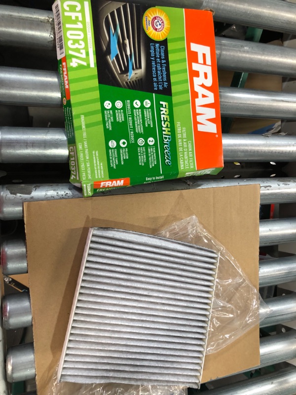 Photo 3 of FRAM Fresh Breeze Cabin Air Filter CF10374 for Dodge/Toyota Vehicles