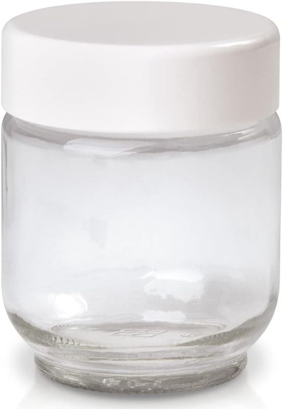 Photo 1 of *USED* Euro Cuisine Glass Jars for Yogurt Maker, Clear, 6 Ounce, Set of 8