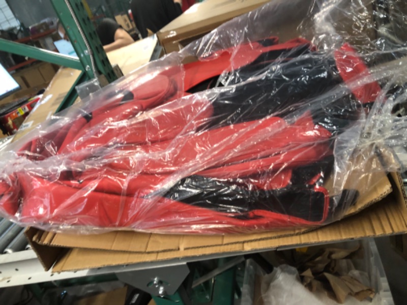 Photo 5 of **USE//DAMAGE** Maysoo Tesla Model Y Red Seat Covers Nappa Leather Car Seat Covers, 