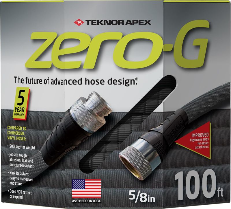 Photo 1 of **ONE END CUT OFF** zero-G 4001-100 Garden Hose, 5/8" x 100', Gray