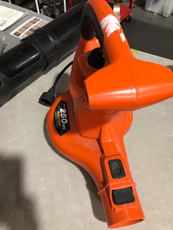 Photo 3 of * item used * item incomplete * 
BLACK+DECKER Leaf Blower & Leaf Vacuum, 3-in-1