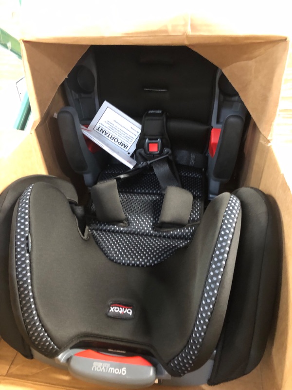 Photo 4 of Britax Grow with You ClickTight Harness-2-Booster Car Seat, Cool Flow Gray ClickTight Cool Flow Gray