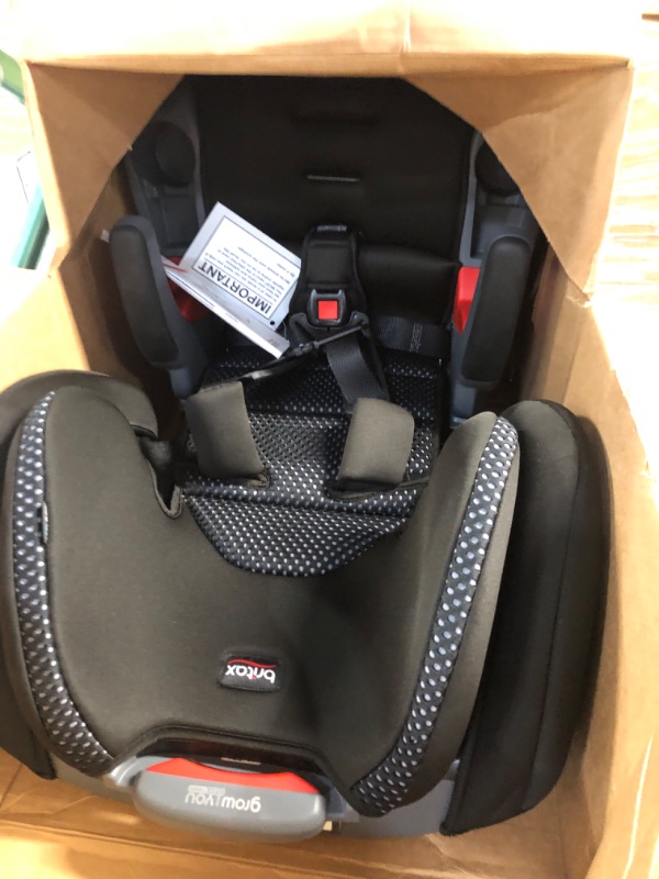 Photo 3 of Britax Grow with You ClickTight Harness-2-Booster Car Seat, Cool Flow Gray ClickTight Cool Flow Gray