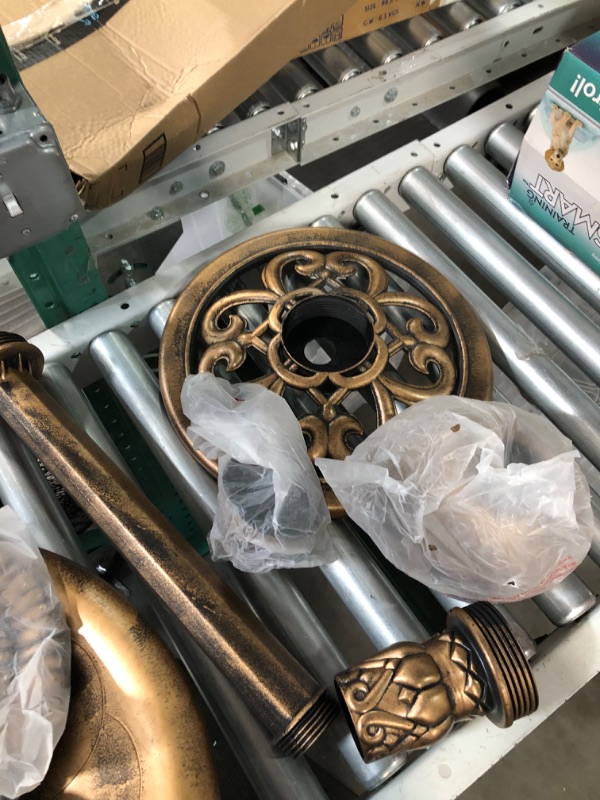 Photo 1 of (USED AND MISSING  PARTS) Alpine Corporation TEC106-BZ Alpine Floor Fountain, 35", Bronze 