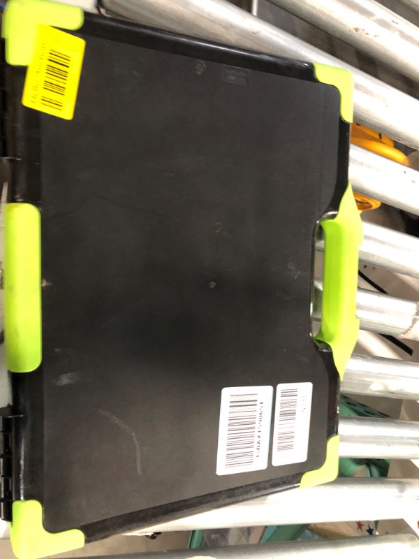 Photo 1 of Officemate Carry All Clipboard Storage Box, Letter/Legal Size, Black & Green (83325) Black & Green Box