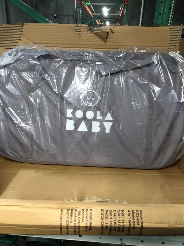Photo 1 of Baby Bassinet, Bedside Sleeper for Baby, Easy Folding Portable Crib with Storage Basket 