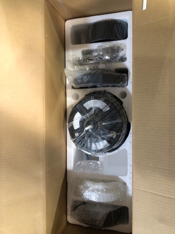 Photo 4 of * item sold for parts/repair *
Fanimation Studio Collection Blitz 56-in Black LED Indoor/Outdoor Ceiling Fan with Light Remote (7-Blade)