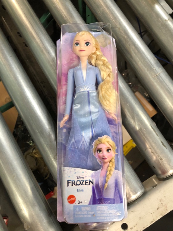 Photo 2 of Disney Frozen Elsa Fashion Doll with Long Blonde Hair & Blue Outfit