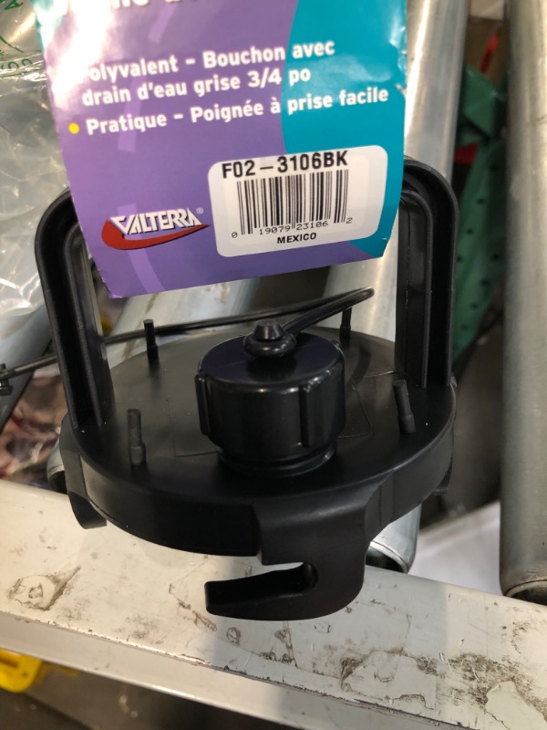 Photo 2 of Valterra F02-3106BK Black Bulk EZ Coupler Valve Cap with Handle