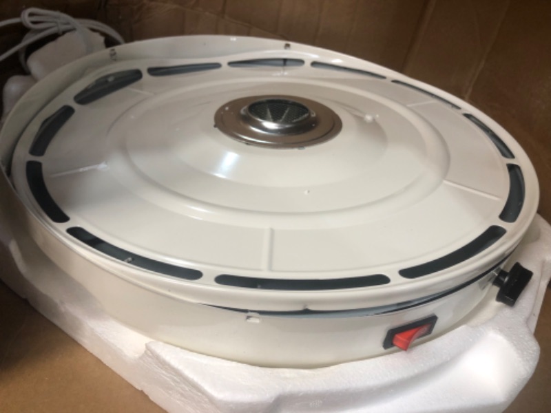 Photo 3 of **PARTS ONLY** 
Nesco FD-1018A Gardenmaster Pro Food Dehydrator, for Jerky and Snacks, White & NESCO LM-2-6 Round Plastic Mesh 13 1/2" Clean-A-Screens, for Dehydrators, 2 Pack