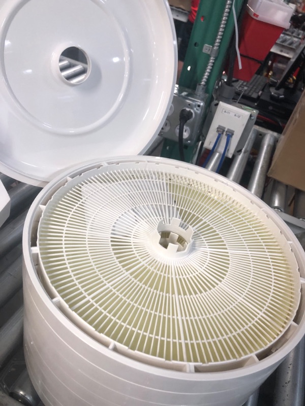 Photo 2 of **PARTS ONLY** 
Nesco FD-1018A Gardenmaster Pro Food Dehydrator, for Jerky and Snacks, White & NESCO LM-2-6 Round Plastic Mesh 13 1/2" Clean-A-Screens, for Dehydrators, 2 Pack