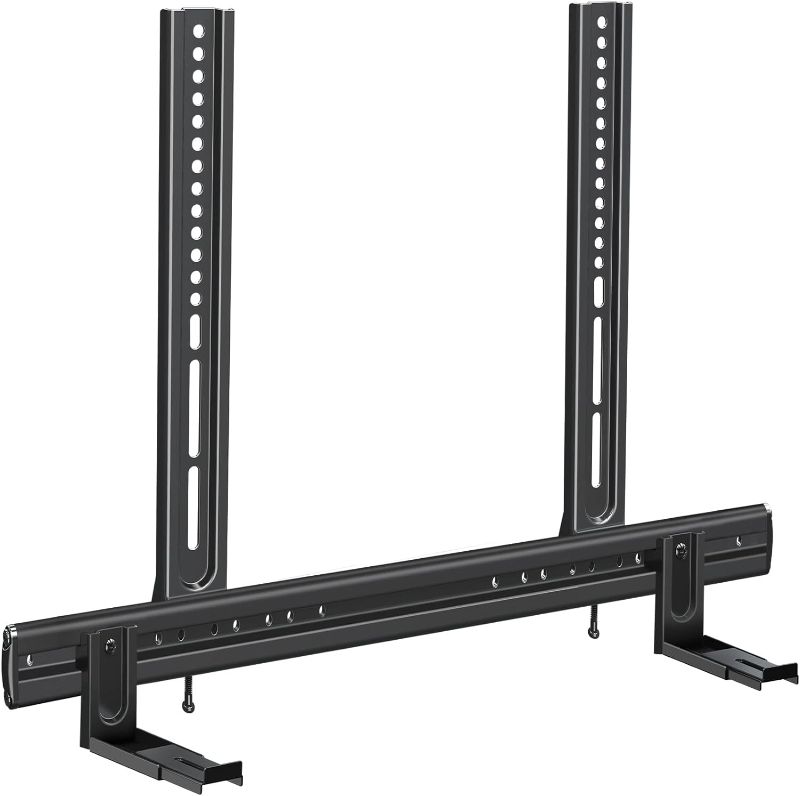 Photo 6 of Mounting Dream Soundbar Mount, Heavy Duty Soundbar Wall Mount for Most Sound Bars Up to 26.5 LBS, Soundbar Bracket Height Adjust, No-Slip Base Holder Extends 3.44”-6.06”, MD5428