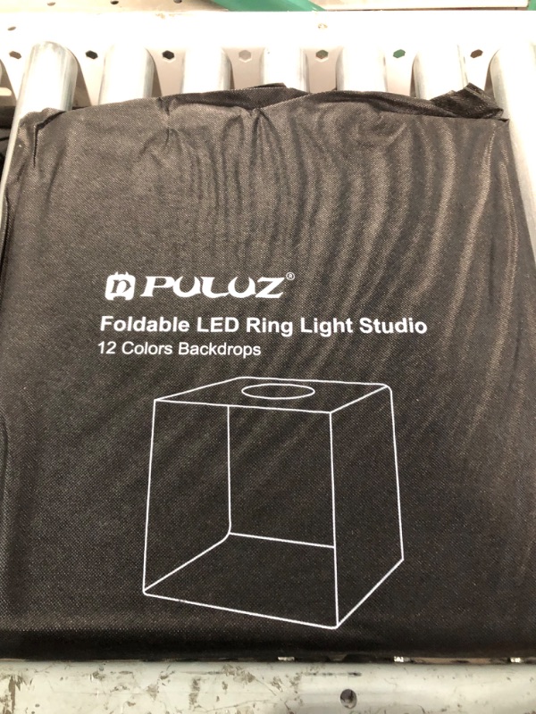 Photo 5 of Portable Photo Studio Light Box, PULUZ 16"x16" Professional Dimmable Shooting Tent Kit Black