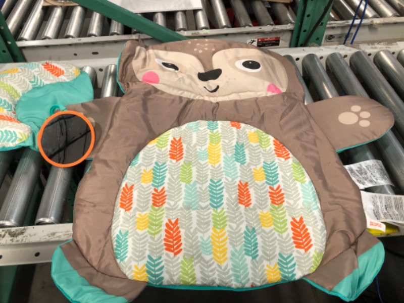 Photo 2 of Bright Starts Tummy Time Prop Activity Mat Support Pillow & Tags - Sloth 36 x 32.5 in Newborn+